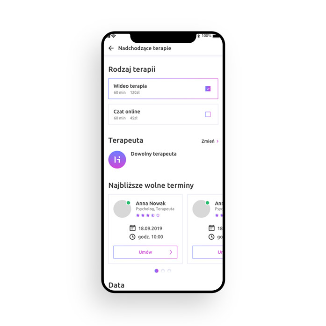 a smartphone displaying the "Helping Hand" app